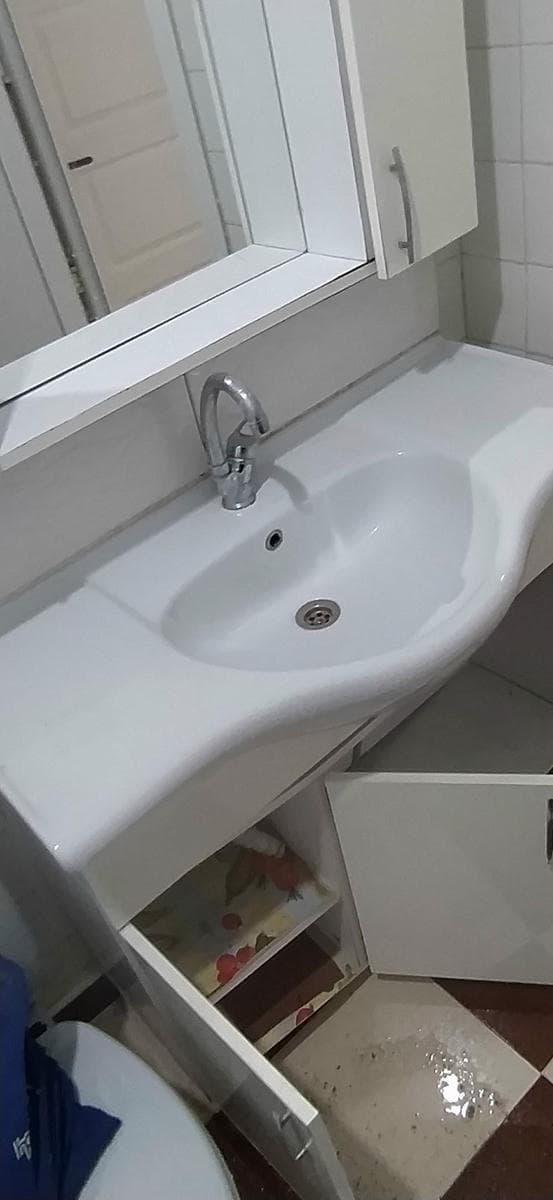 Lavabo bataryası ve gider kontrolü